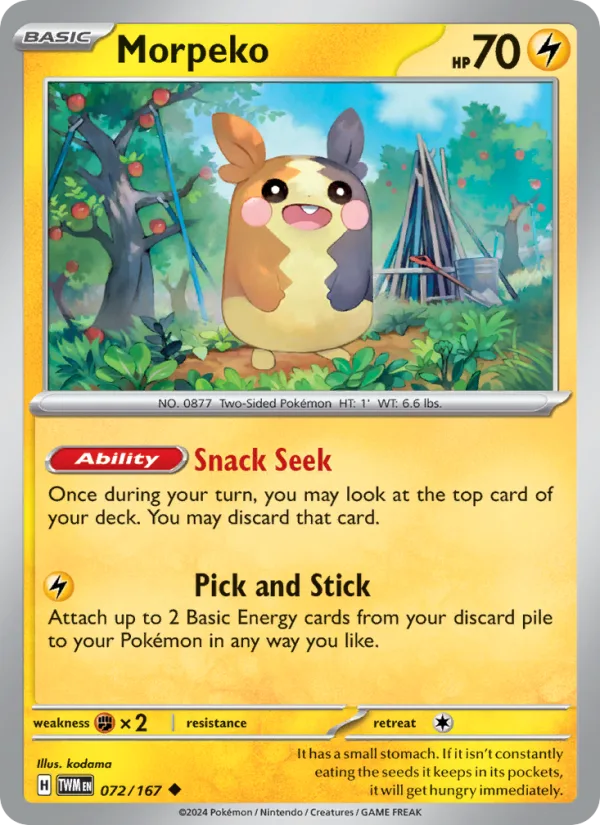 Morpeko · Twilight Masquerade 072/167