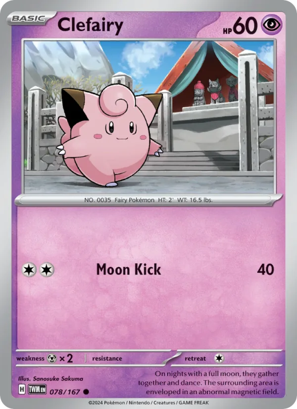 Clefairy · Twilight Masquerade 078/167