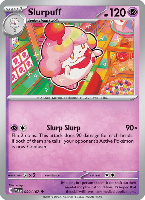 Slurpuff · Twilight Masquerade 090/167