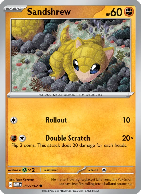 Sandshrew · Twilight Masquerade 097/167