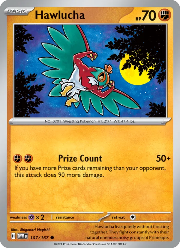 Hawlucha · Twilight Masquerade 107/167