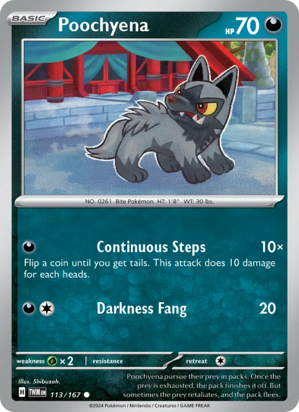 Poochyena · Twilight Masquerade 113/167