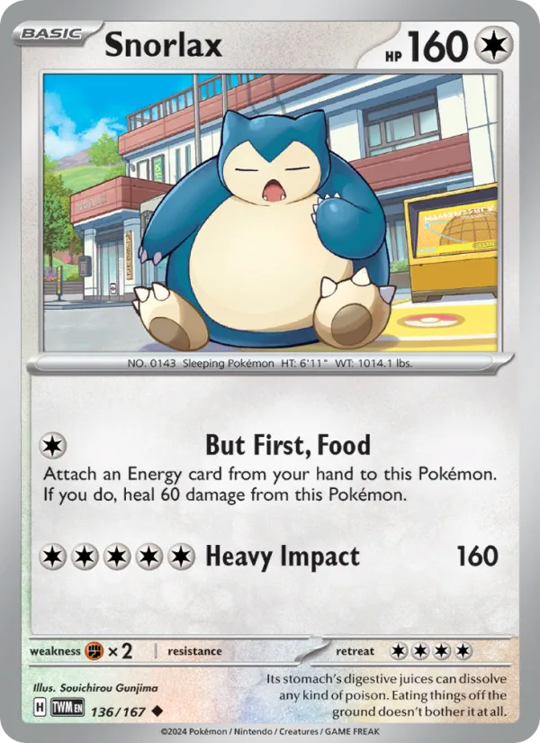 Snorlax · Twilight Masquerade 136/167