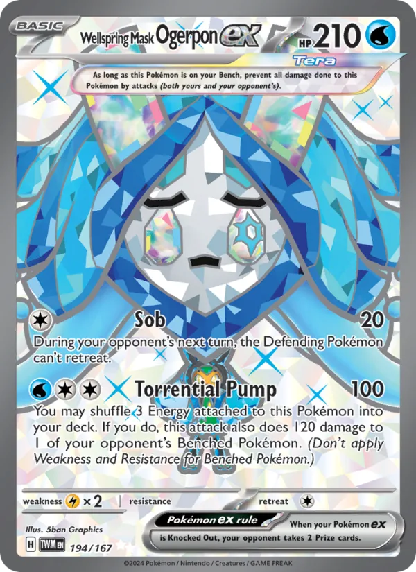 Wellspring Mask Ogerpon ex · Twilight Masquerade 194/167