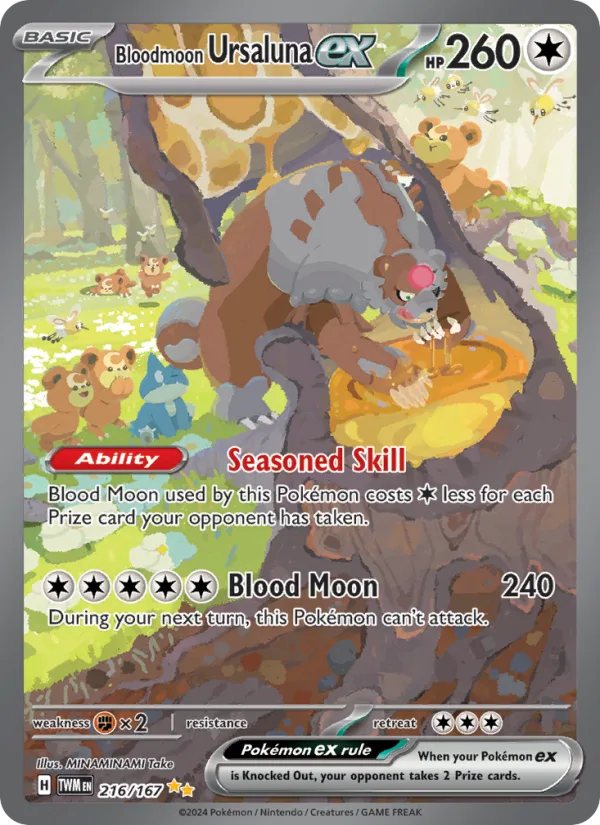 Bloodmoon Ursaluna ex · Twilight Masquerade 216/167