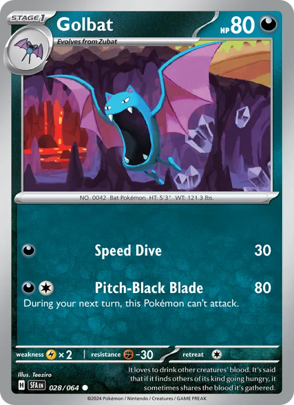 Golbat · Shrouded Fable 028/64