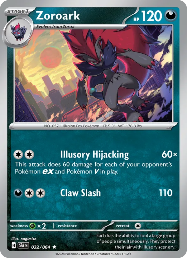 Zoroark · Shrouded Fable 032/64