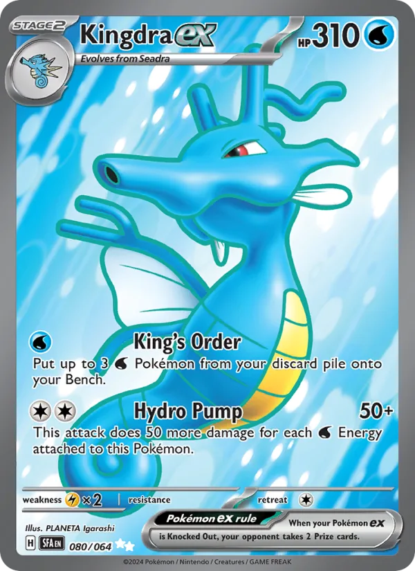Kingdra ex · Shrouded Fable 080/64