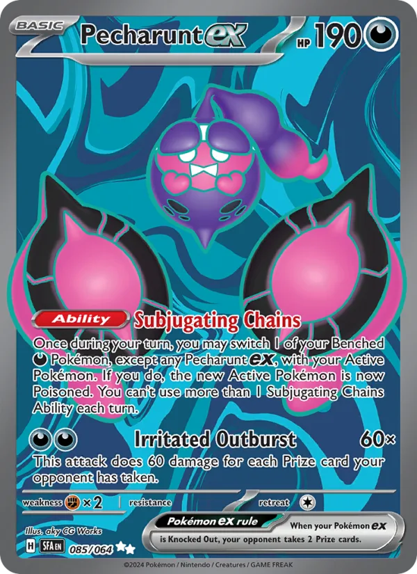 Pecharunt ex · Shrouded Fable 085/64