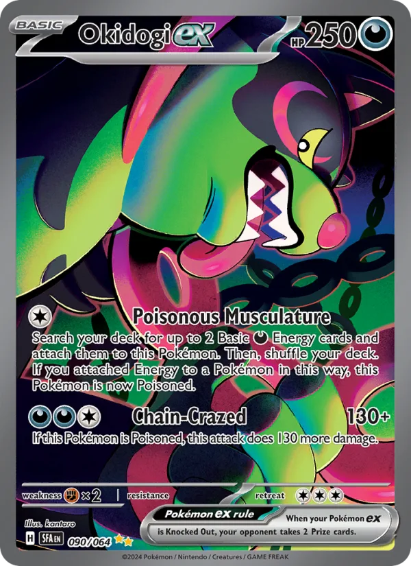 Okidogi ex · Shrouded Fable 090/64
