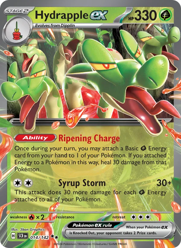 Hydrapple ex · Stellar Crown 014/142