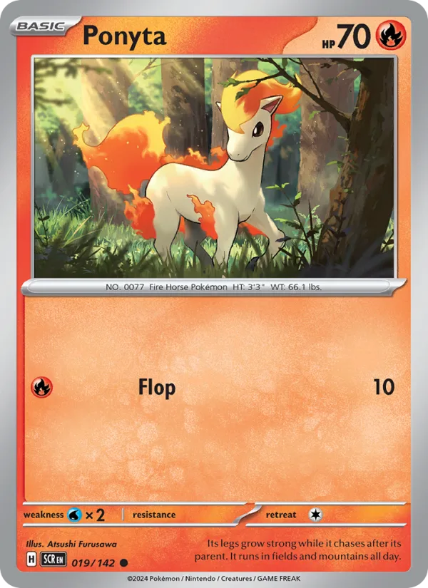 Ponyta · Stellar Crown 019/142