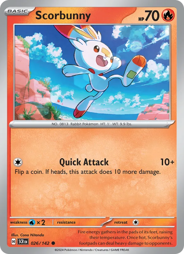 Scorbunny · Stellar Crown 026/142