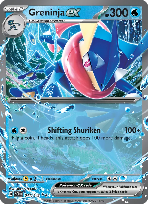 Greninja ex · Stellar Crown 041/142
