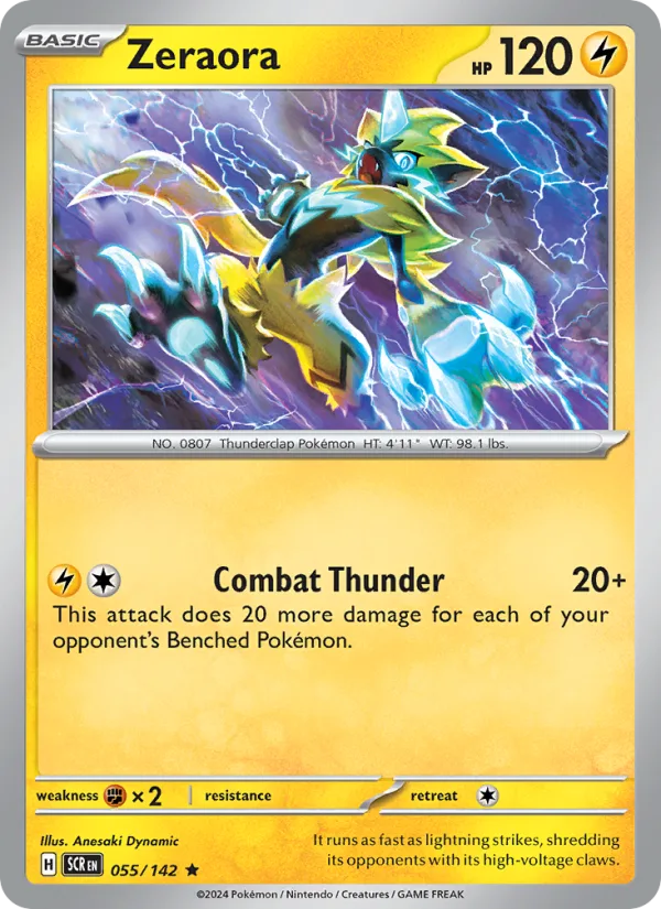 Zeraora · Stellar Crown 055/142