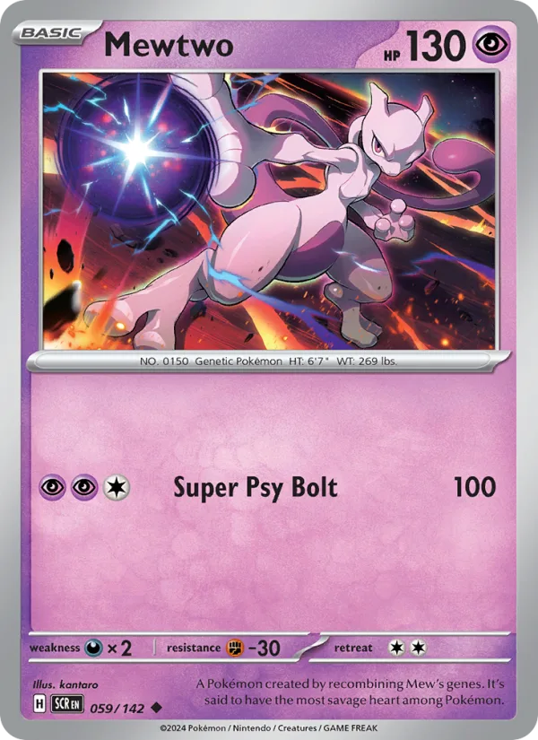 Mewtwo · Stellar Crown 059/142