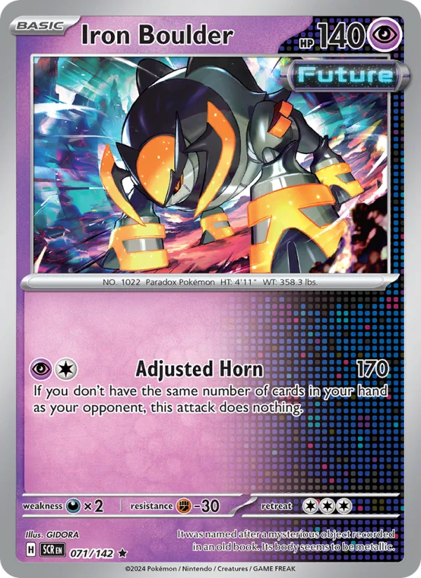 Iron Boulder · Stellar Crown 071/142