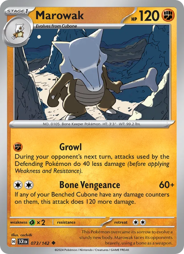 Marowak · Stellar Crown 073/142