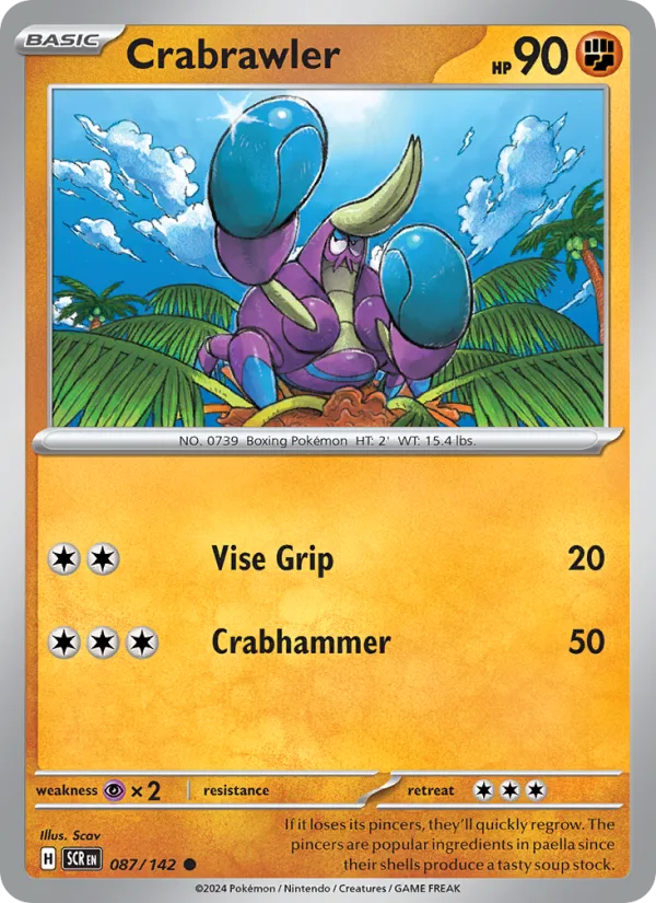 Crabrawler · Stellar Crown 087/142