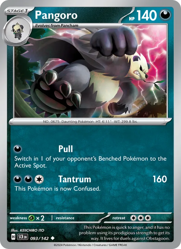 Pangoro · Stellar Crown 093/142