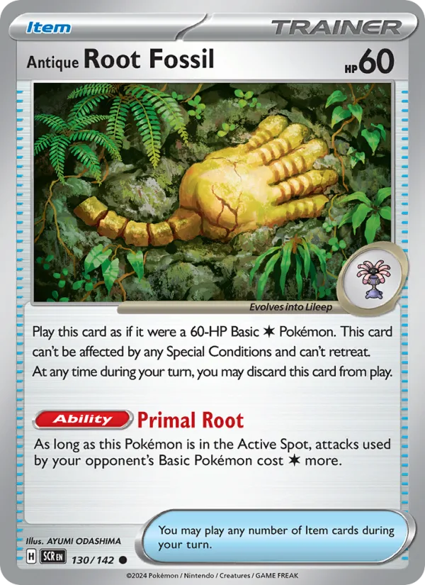 Antique Root Fossil · Stellar Crown 130/142