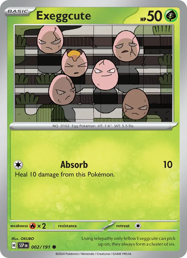 Exeggcute · Surging Sparks 002/191