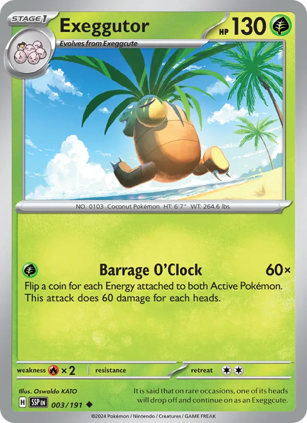 Exeggutor · Surging Sparks 003/191