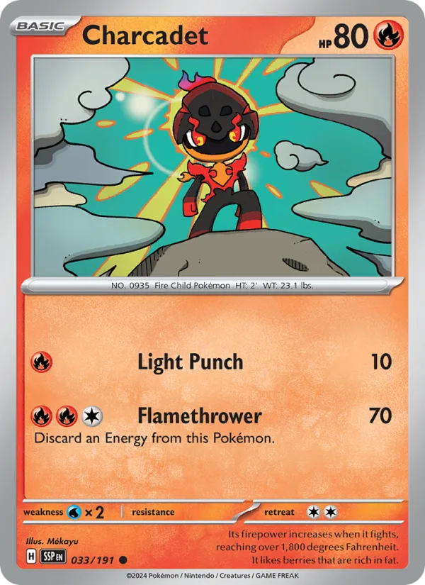 Charcadet · Surging Sparks 033/191