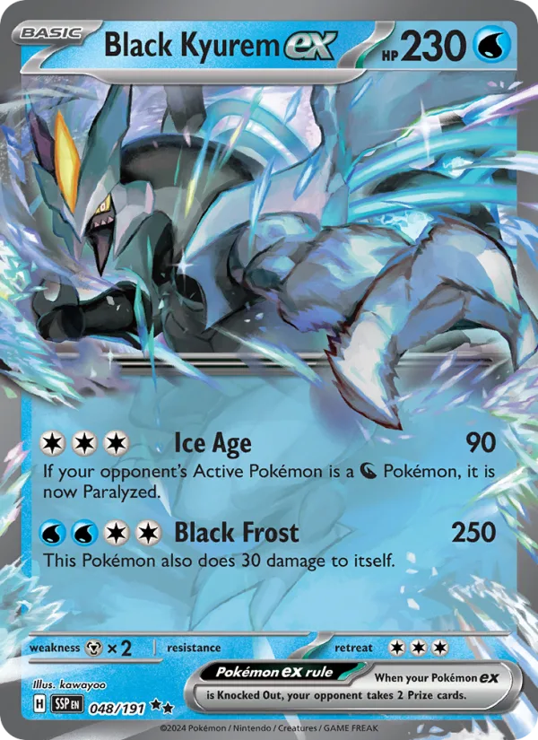 Black Kyurem ex · Surging Sparks 048/191