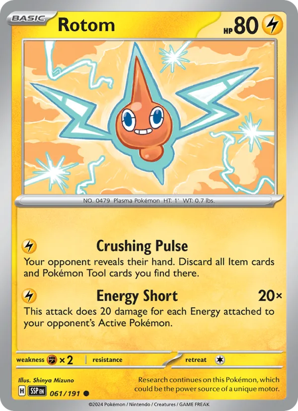 Rotom · Surging Sparks 061/191
