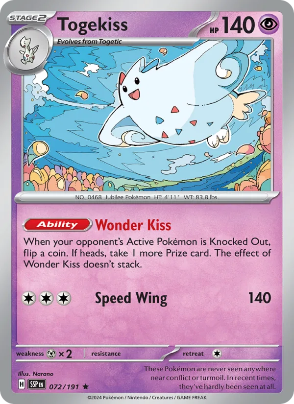 Togekiss · Surging Sparks 072/191