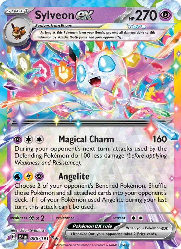 Sylveon ex · Surging Sparks 086/191