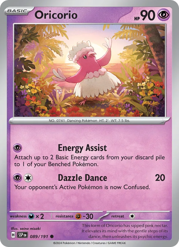 Oricorio · Surging Sparks 089/191