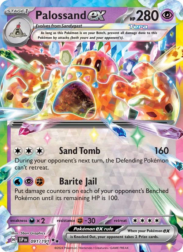 Palossand ex · Surging Sparks 091/191