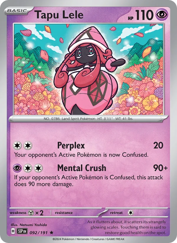 Tapu Lele · Surging Sparks 092/191