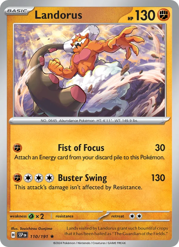 Landorus · Surging Sparks 110/191