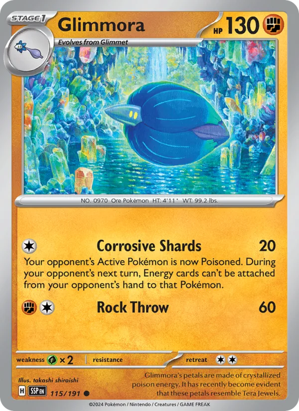 Glimmora · Surging Sparks 115/191