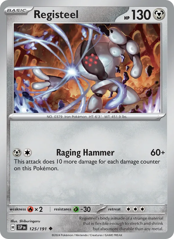 Registeel · Surging Sparks 125/191