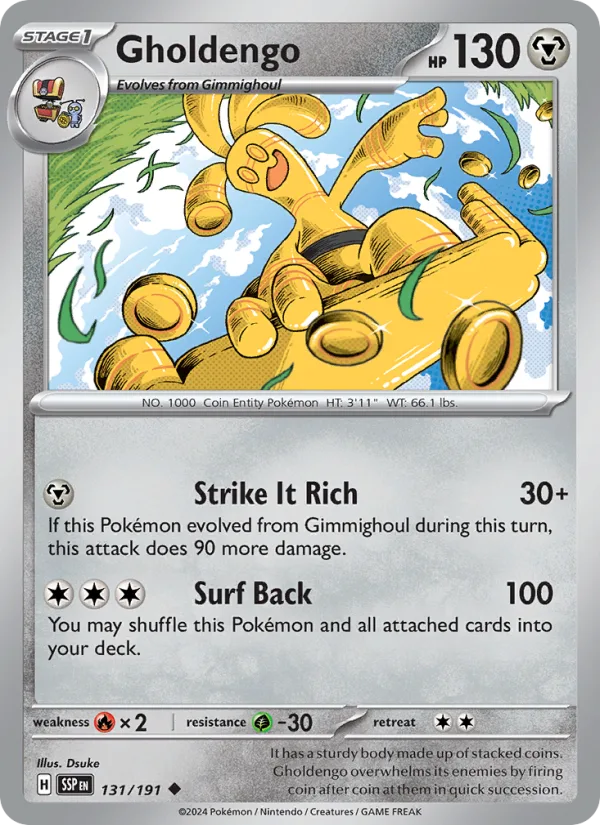 Gholdengo · Surging Sparks 131/191