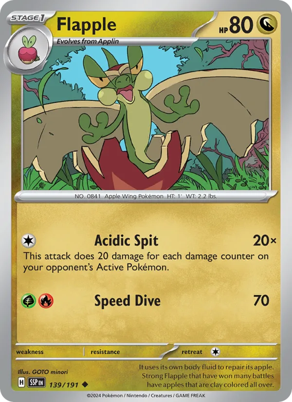 Flapple · Surging Sparks 139/191