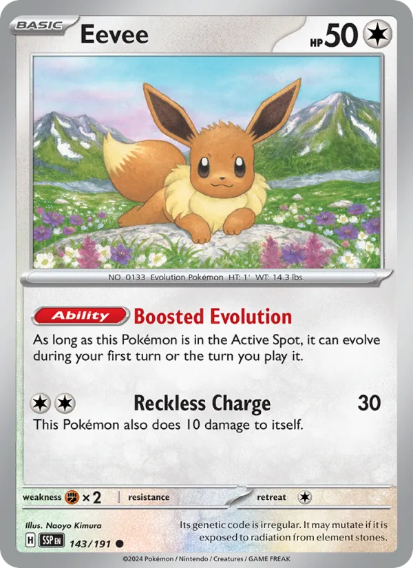 Eevee · Surging Sparks 143/191