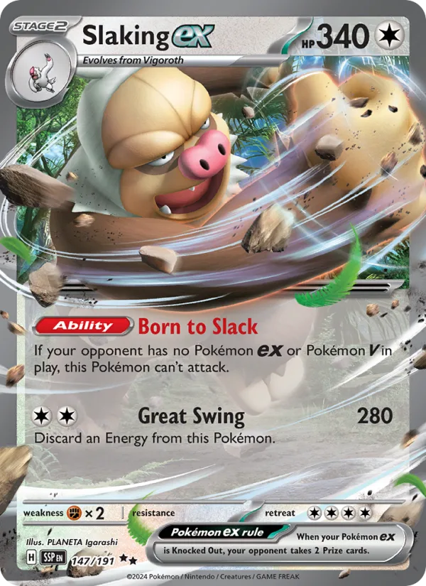 Slaking ex · Surging Sparks 147/191