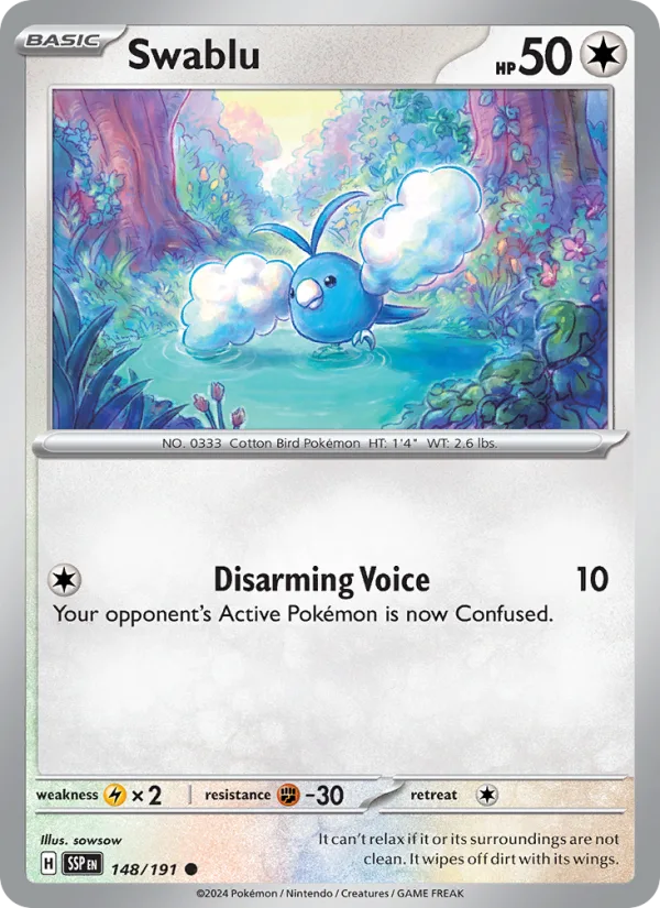 Swablu · Surging Sparks 148/191