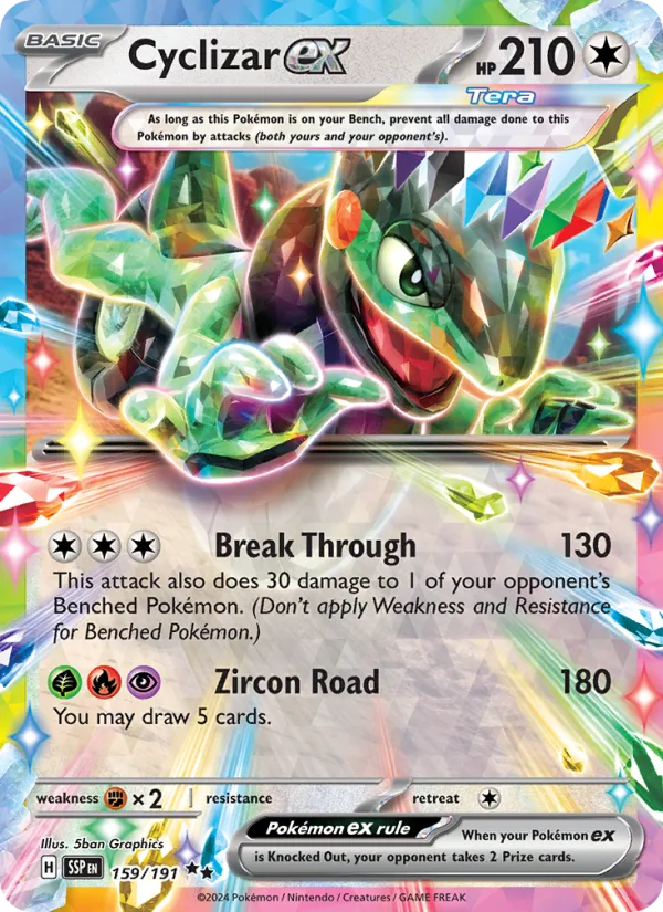 Cyclizar ex · Surging Sparks 159/191