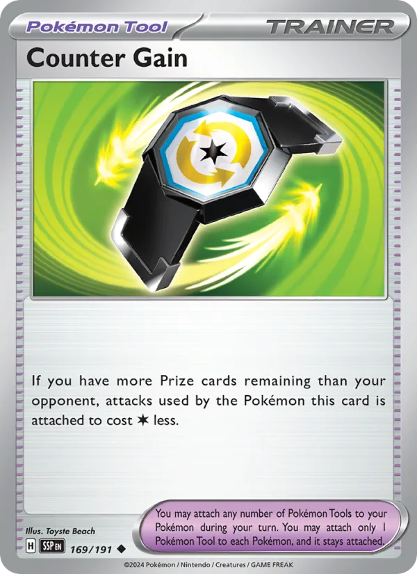 Counter Gain · Surging Sparks 169/191