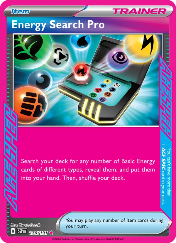 Energy Search Pro · Surging Sparks 176/191