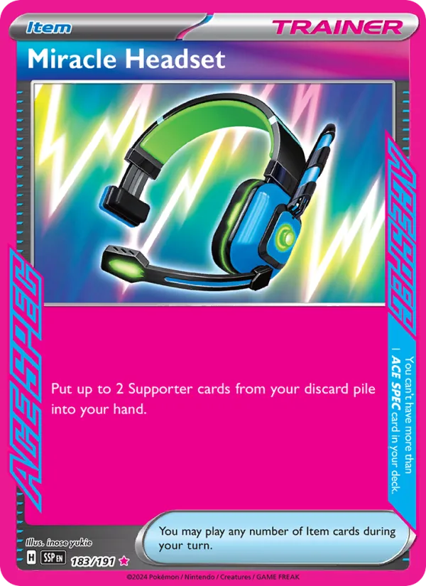 Miracle Headset · Surging Sparks 183/191