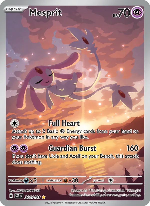 Mesprit · Surging Sparks 204/191
