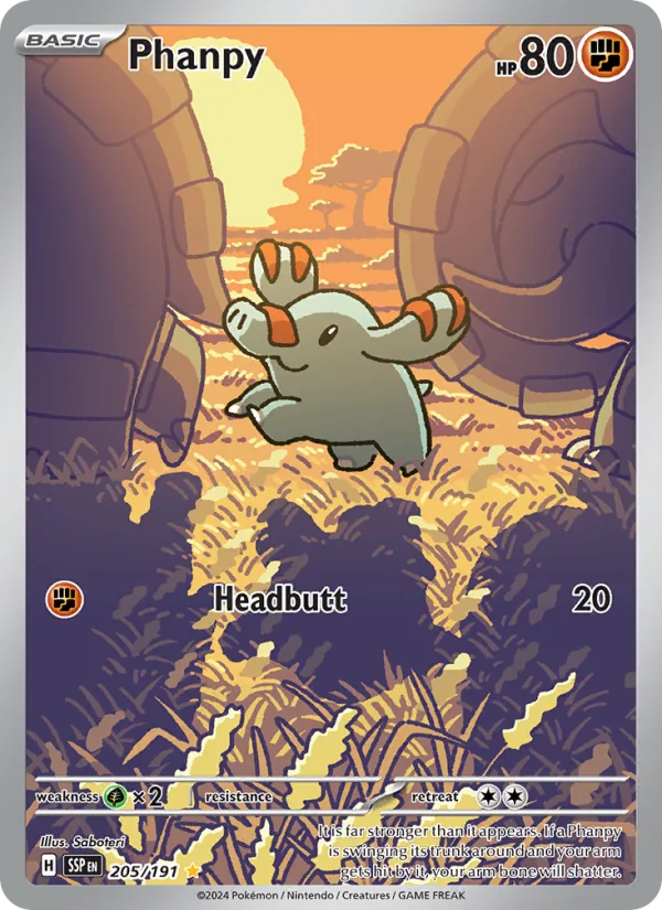 Phanpy · Surging Sparks 205/191