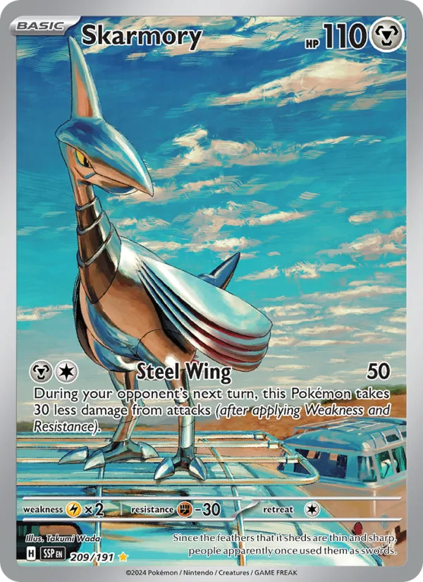 Skarmory · Surging Sparks 209/191